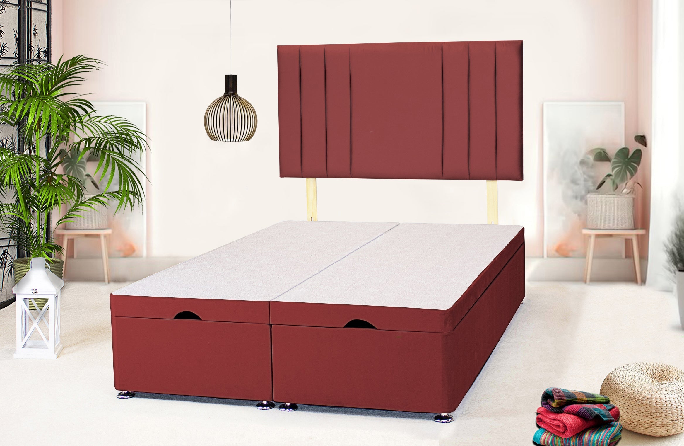 Ottoman Divan Bed Base & Wispa Headboard