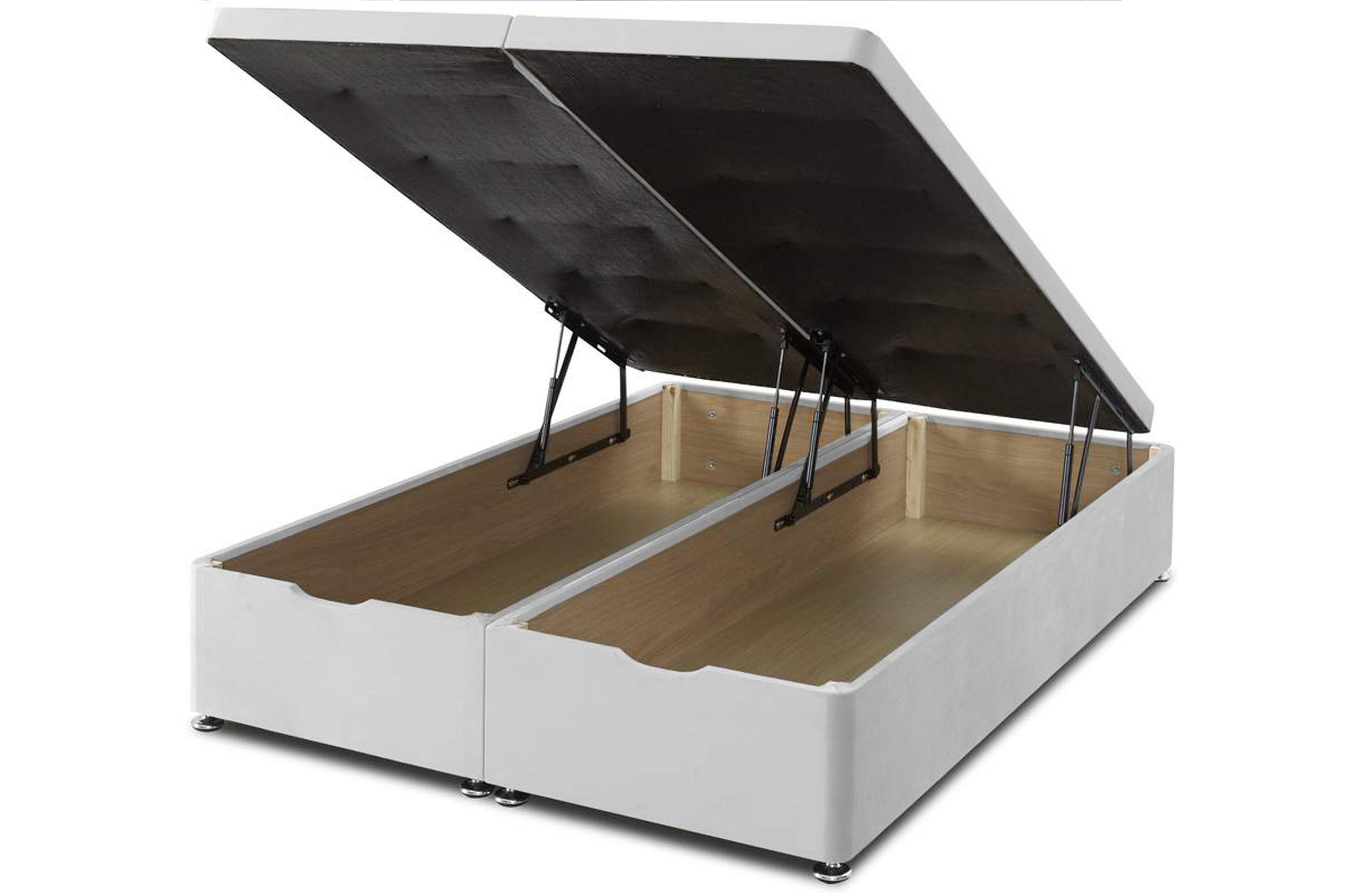 Chesterfield Ottoman Bed Base Set with Headboard