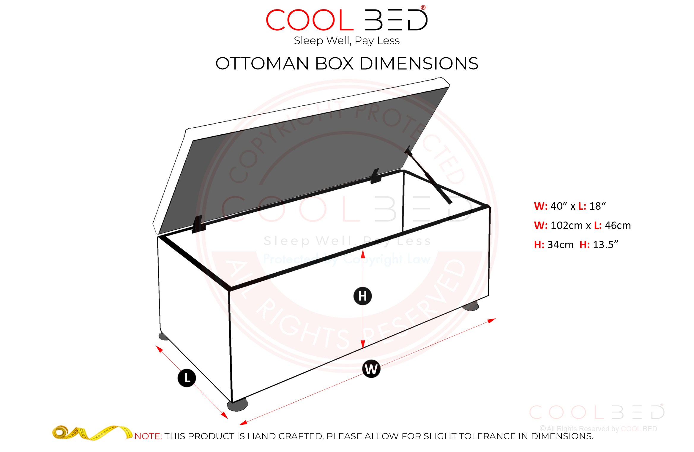 Delight Ottoman Storage Box
