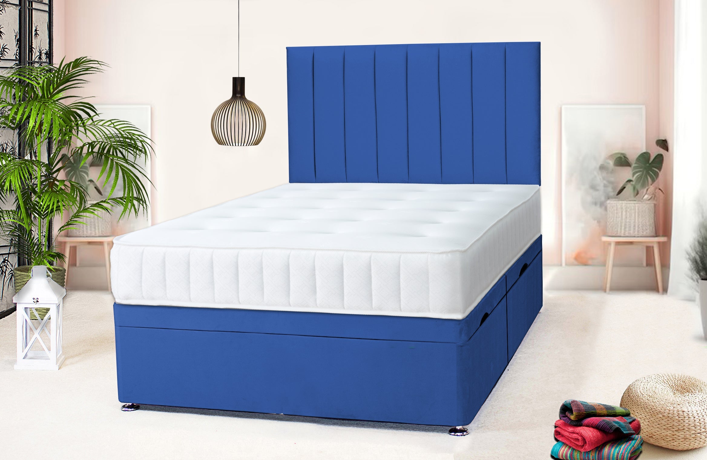 Ottoman Divan Bed Base & Aero Headboard