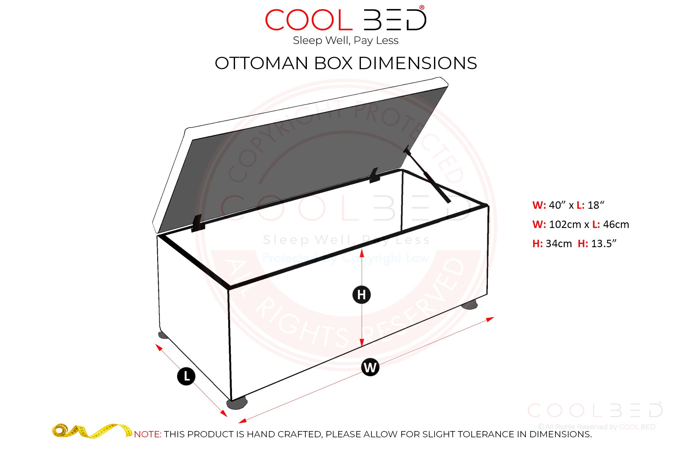 Cube Ottoman Storage Box