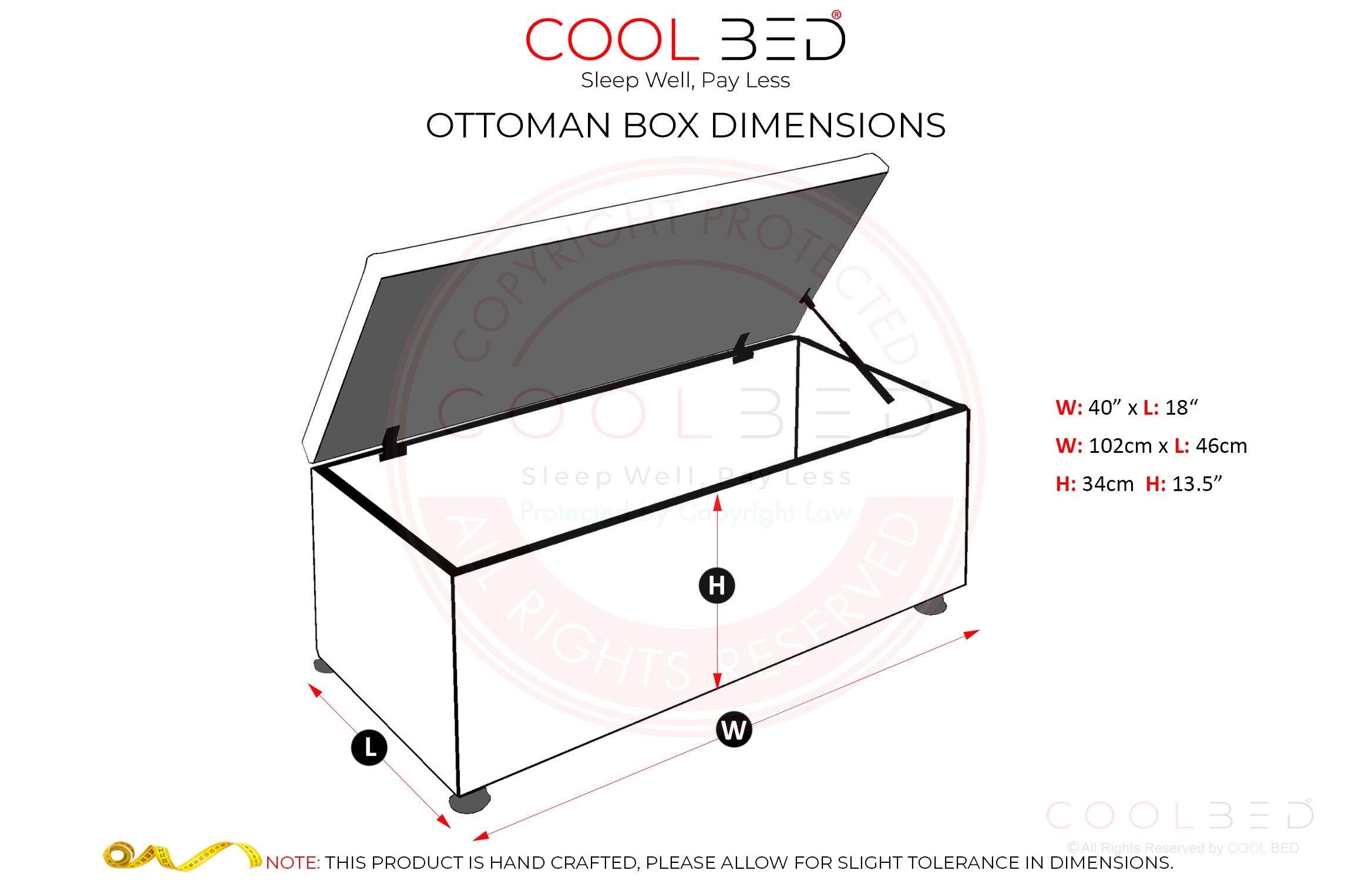 Wispa Ottoman Storage Box