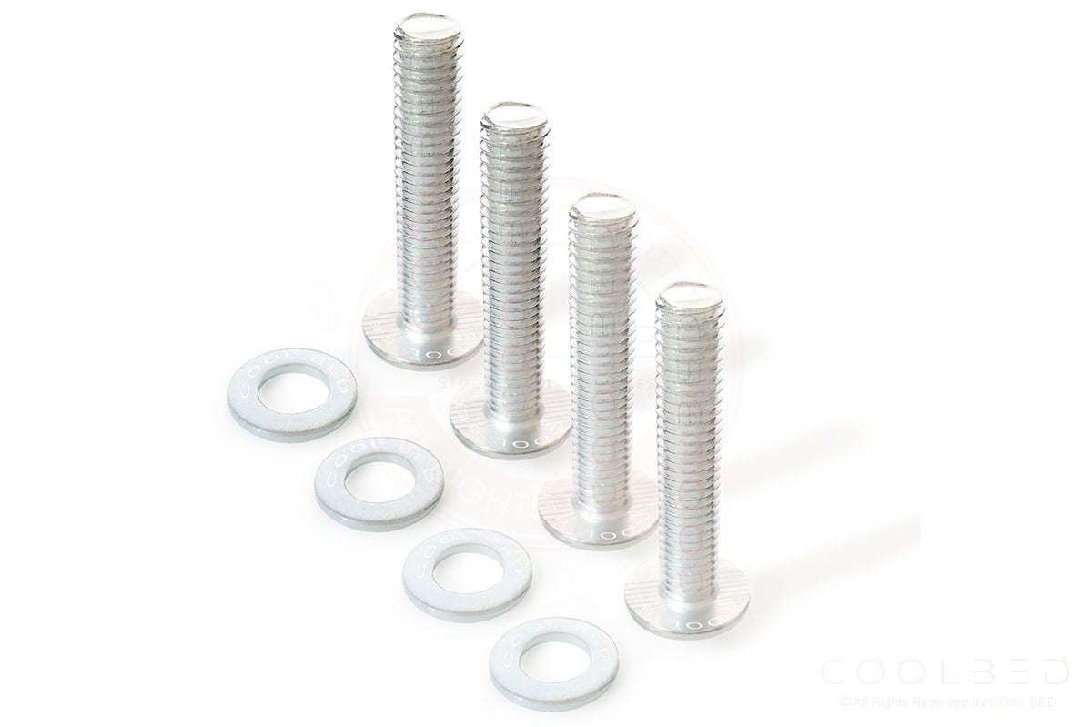 M8 x 40mm Headboard Bolts Screw and M8 (8mm) Flat Washers