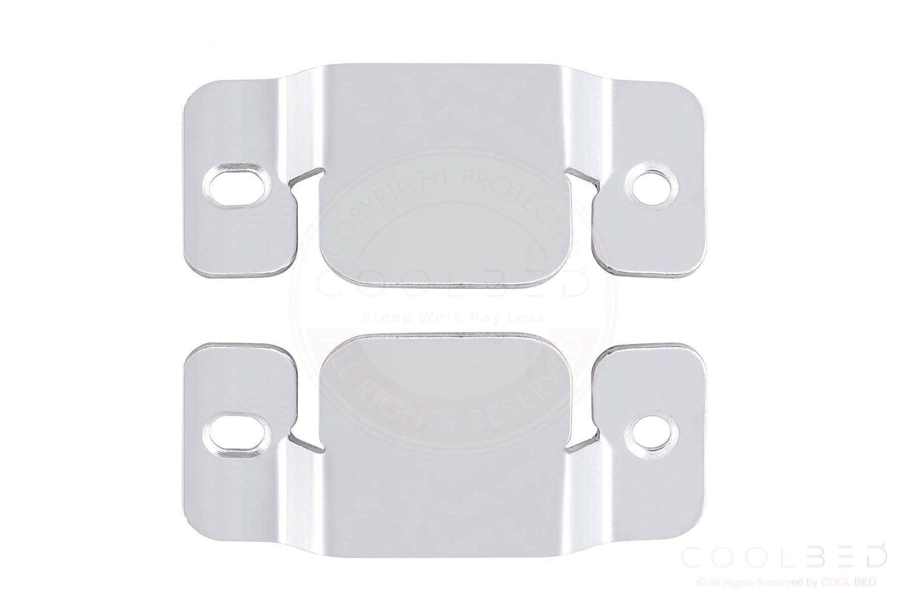 6 x Flush Concealed Mount Bracket