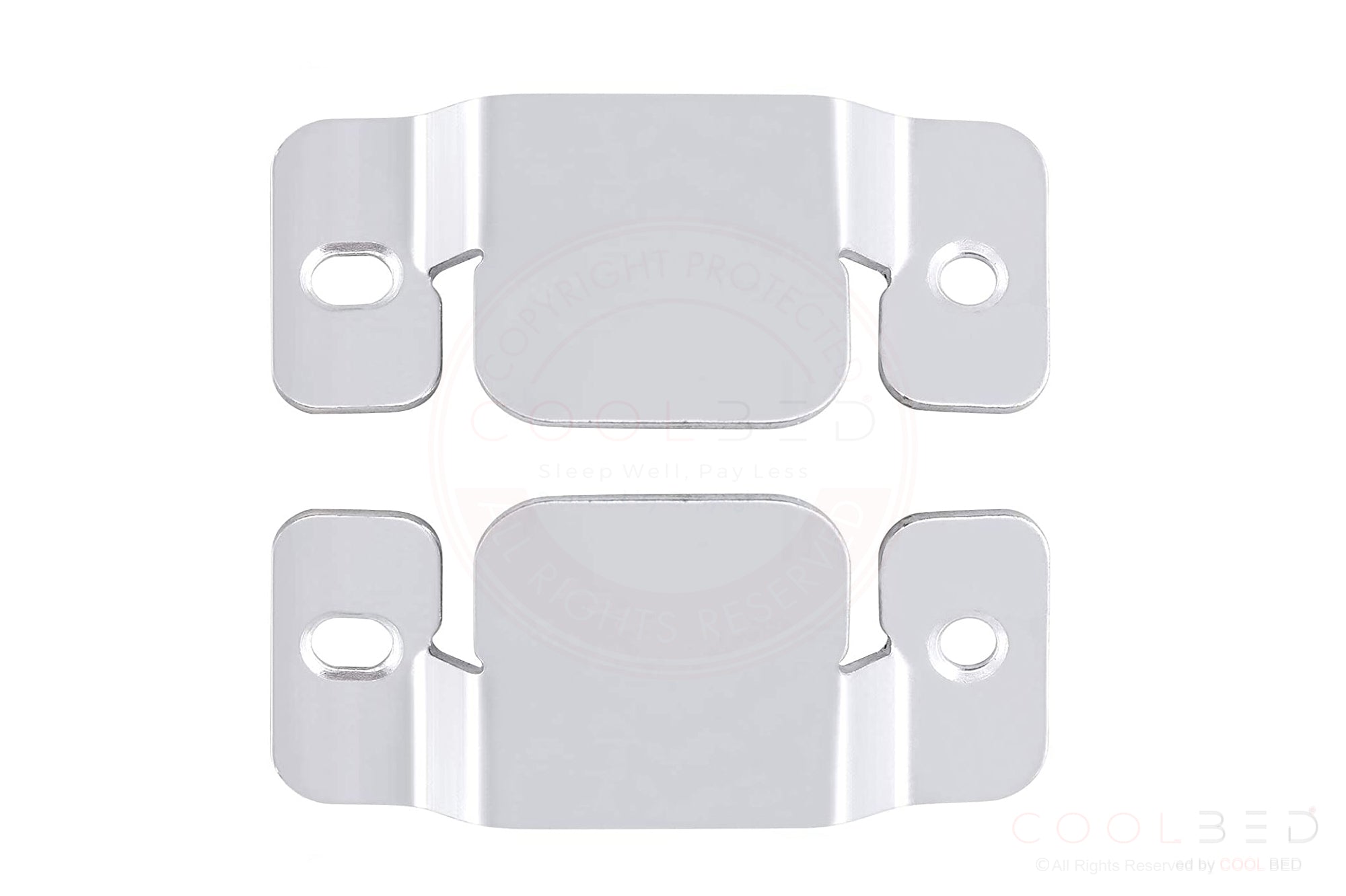 6 x Flush Concealed Mount Bracket