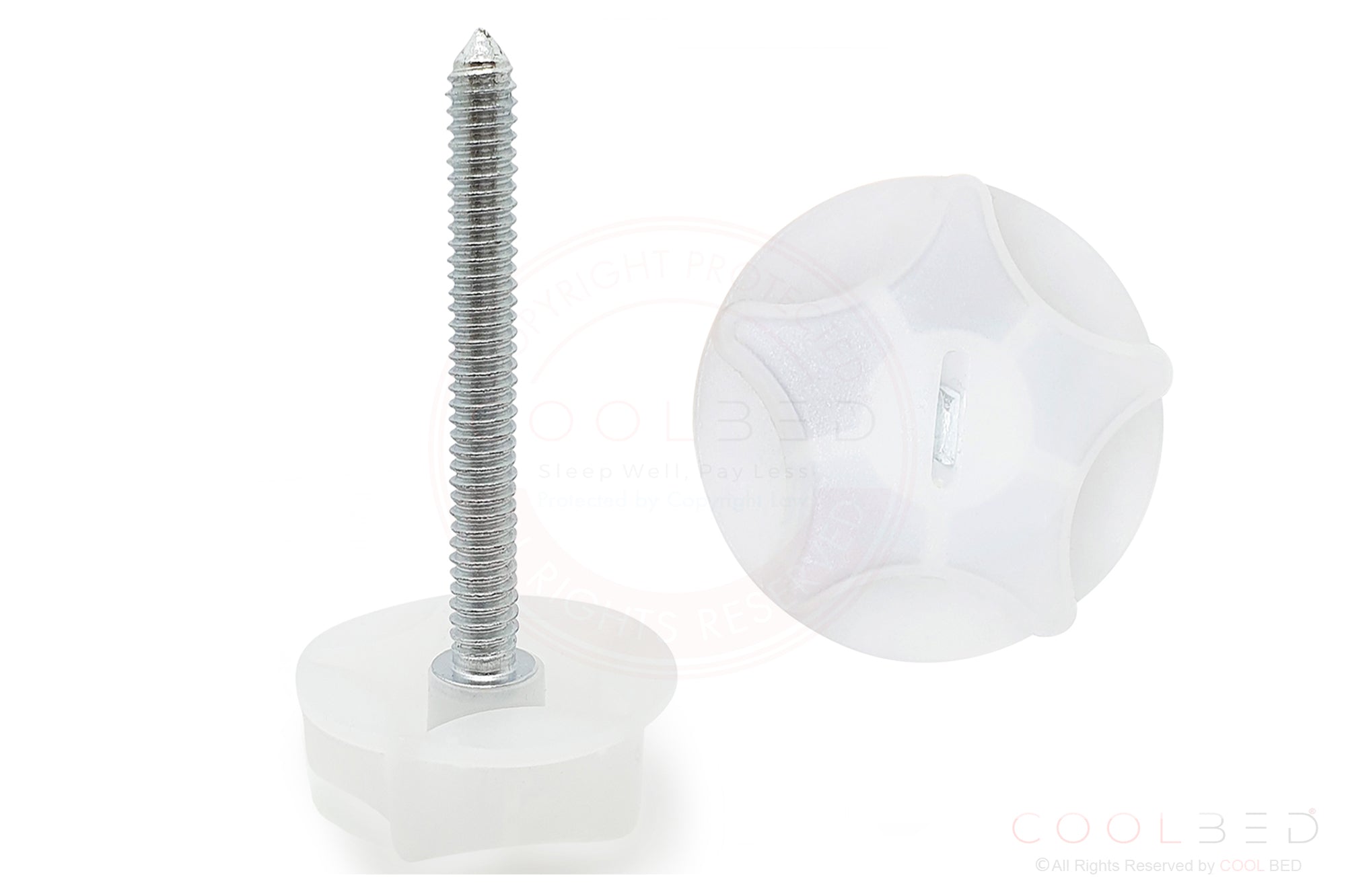 M8 x 90mm Headboard Bolts Screw With Fitted Washers