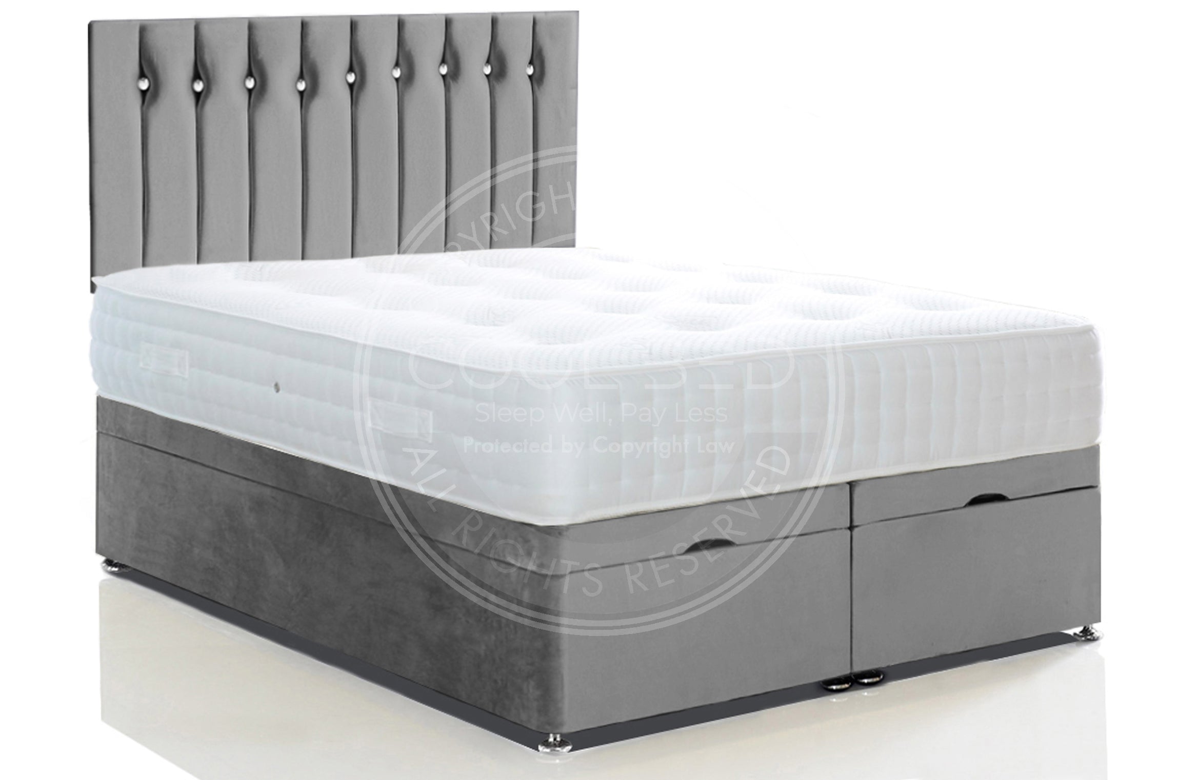 Ottoman Divan Bed Base & Delight Headboard