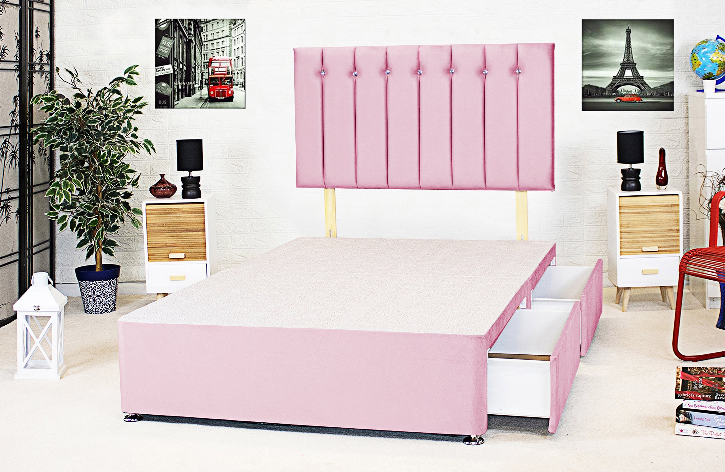 Divan Bed Base and Delight Headboard