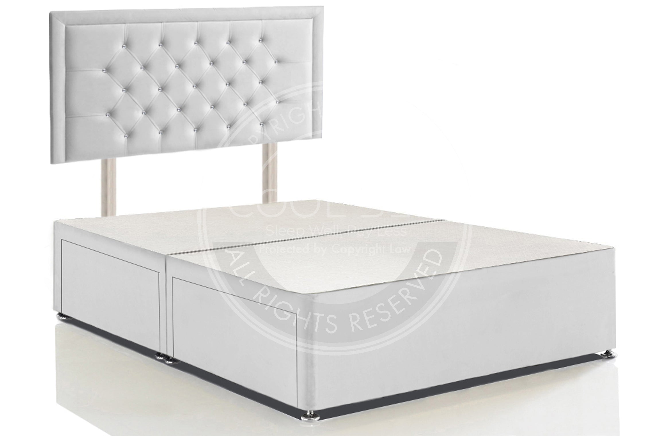 Divan Bed Base and Miami Headboard